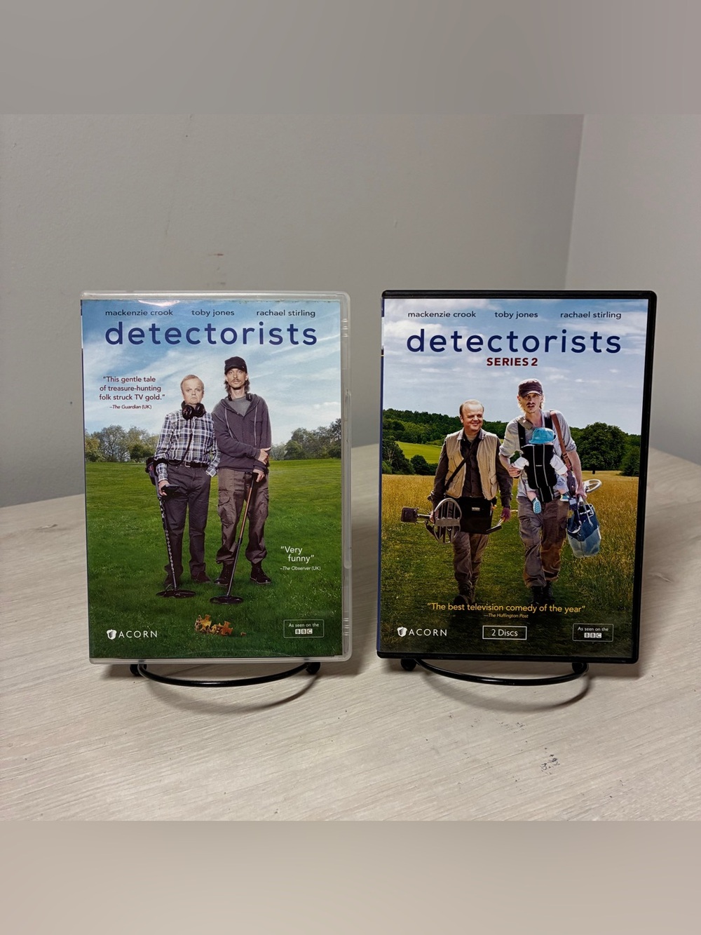 Detectorists Series 1 & 2 DVD Set BBC British Comedy Acorn TV Toby Jones